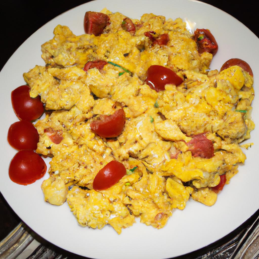 image from Scrambled eggs with tomatoes