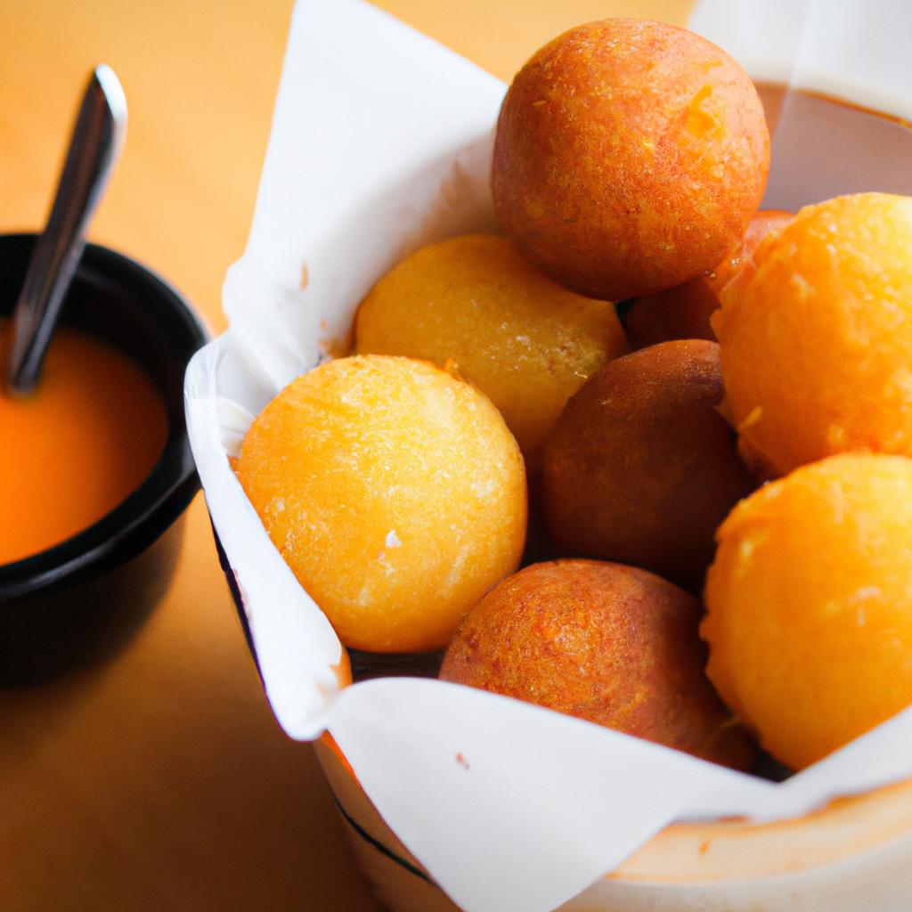 image from Bunuelos (cheese fritters)