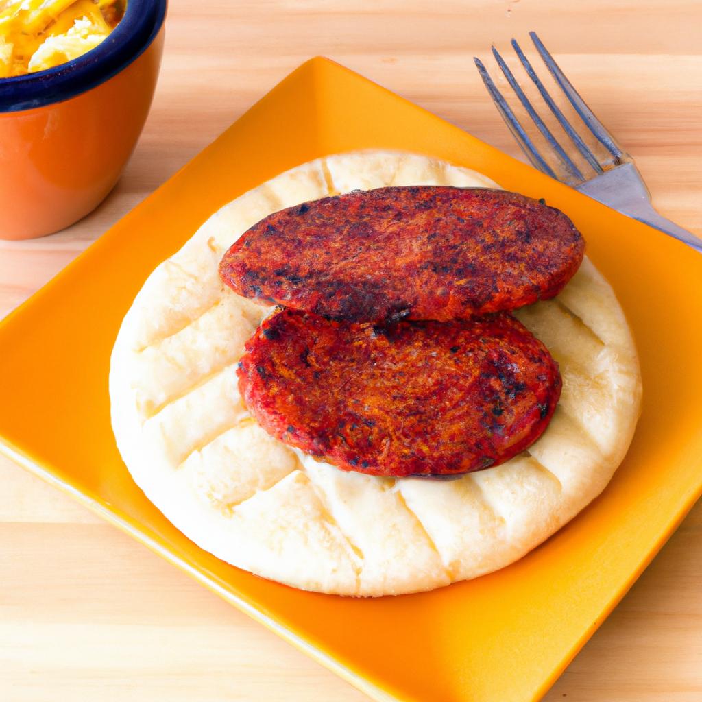 image from Chorizo con arepa (chorizo and arepa)