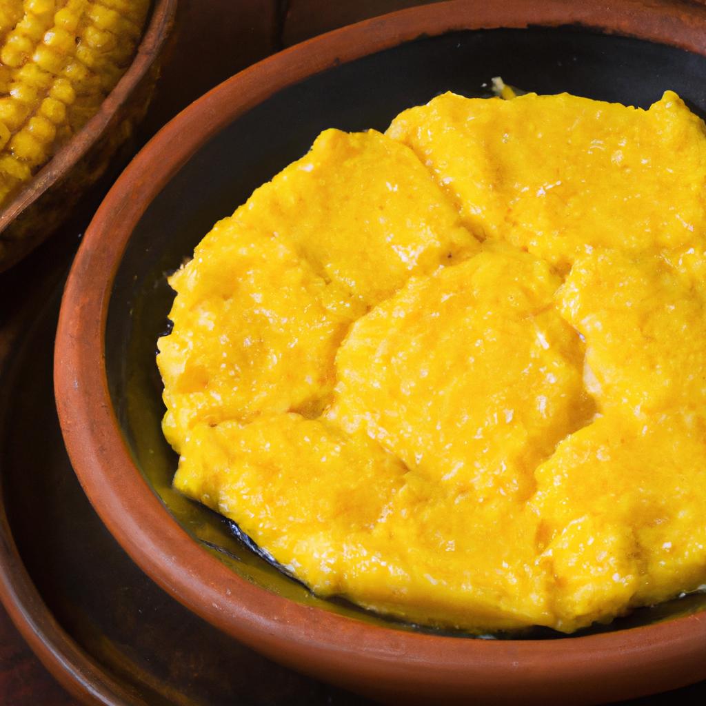 image from Mazamorra (sweet corn pudding)