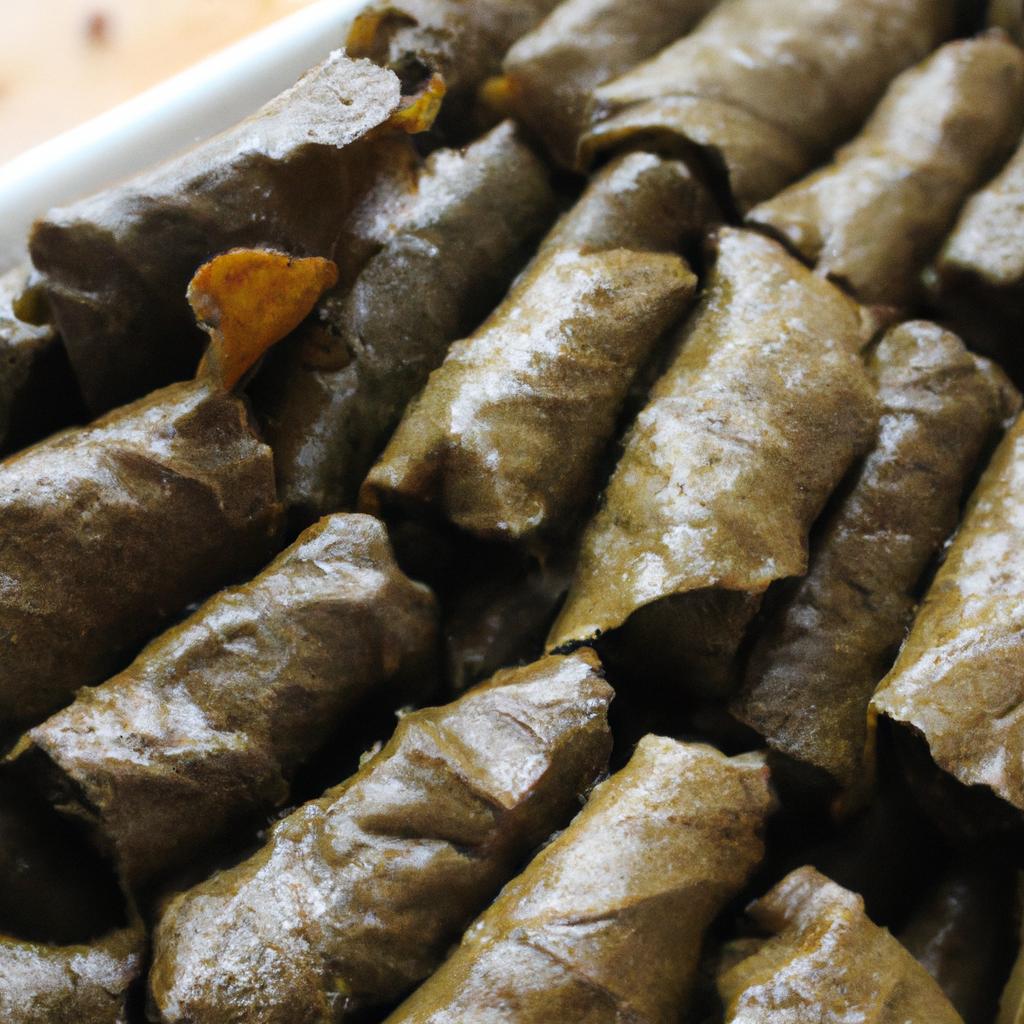 image from Dolma (stuffed grape leaves)