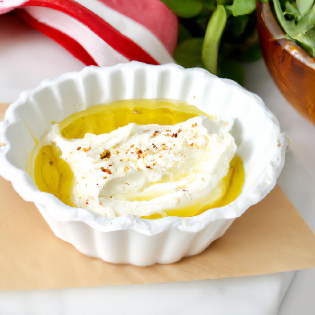 image from Feta dip (olive oil, feta)