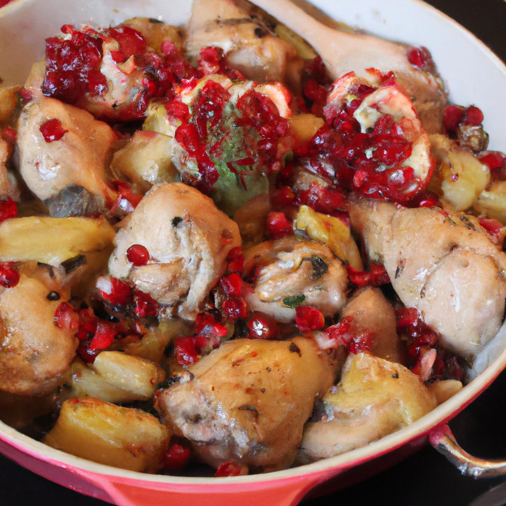 image from Pomegranate chicken (chicken cooked with pomegranate)