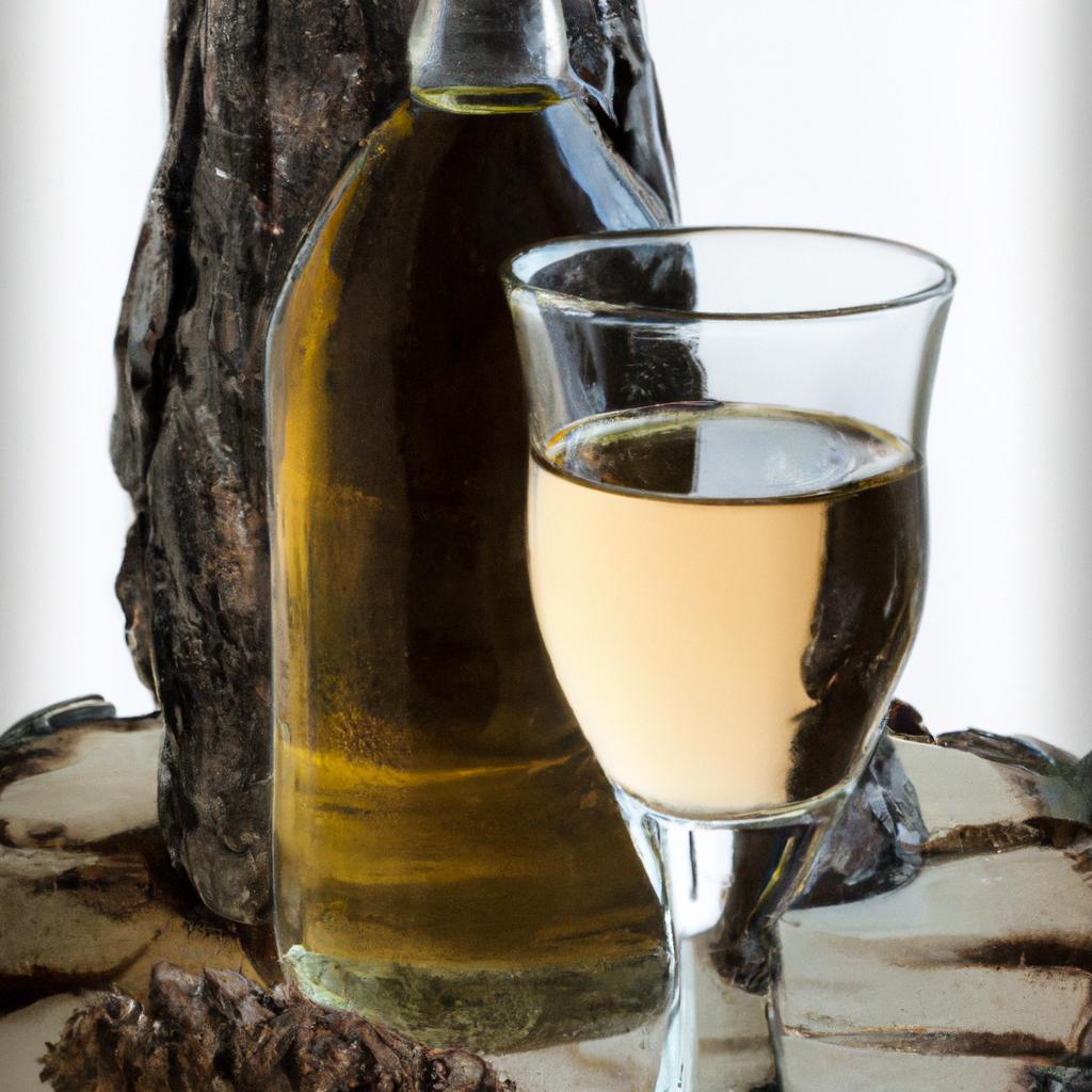image from Retsina wine (Greek wine flavored with pine resin)