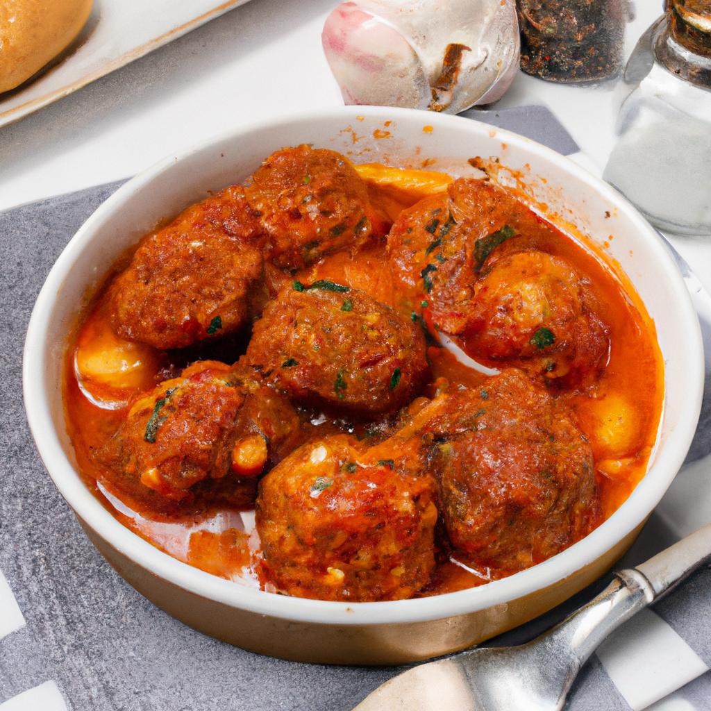image from Souzoukakia (Greek meatballs in tomato sauce)