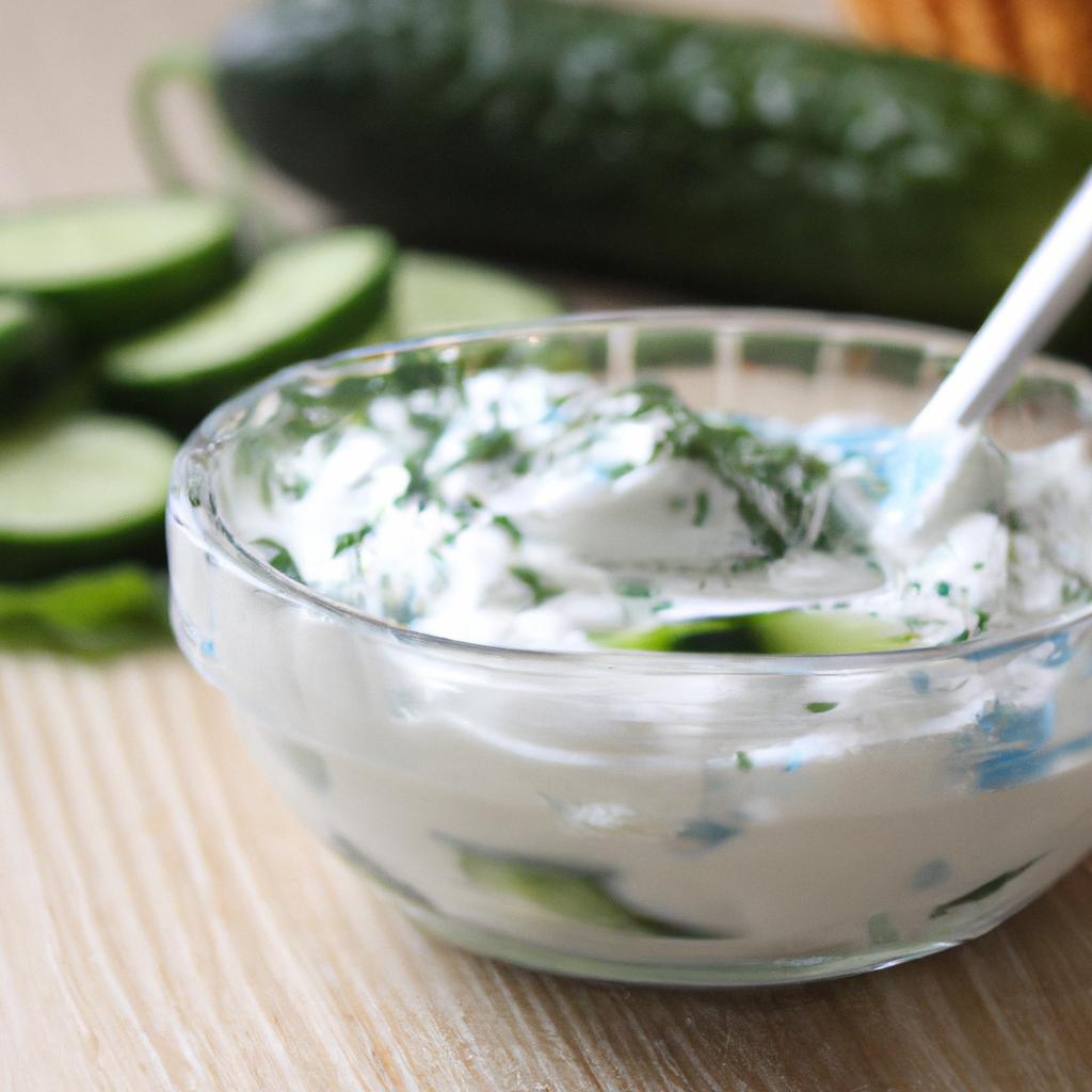 image from Tzatziki (yogurt, cucumber, garlic)