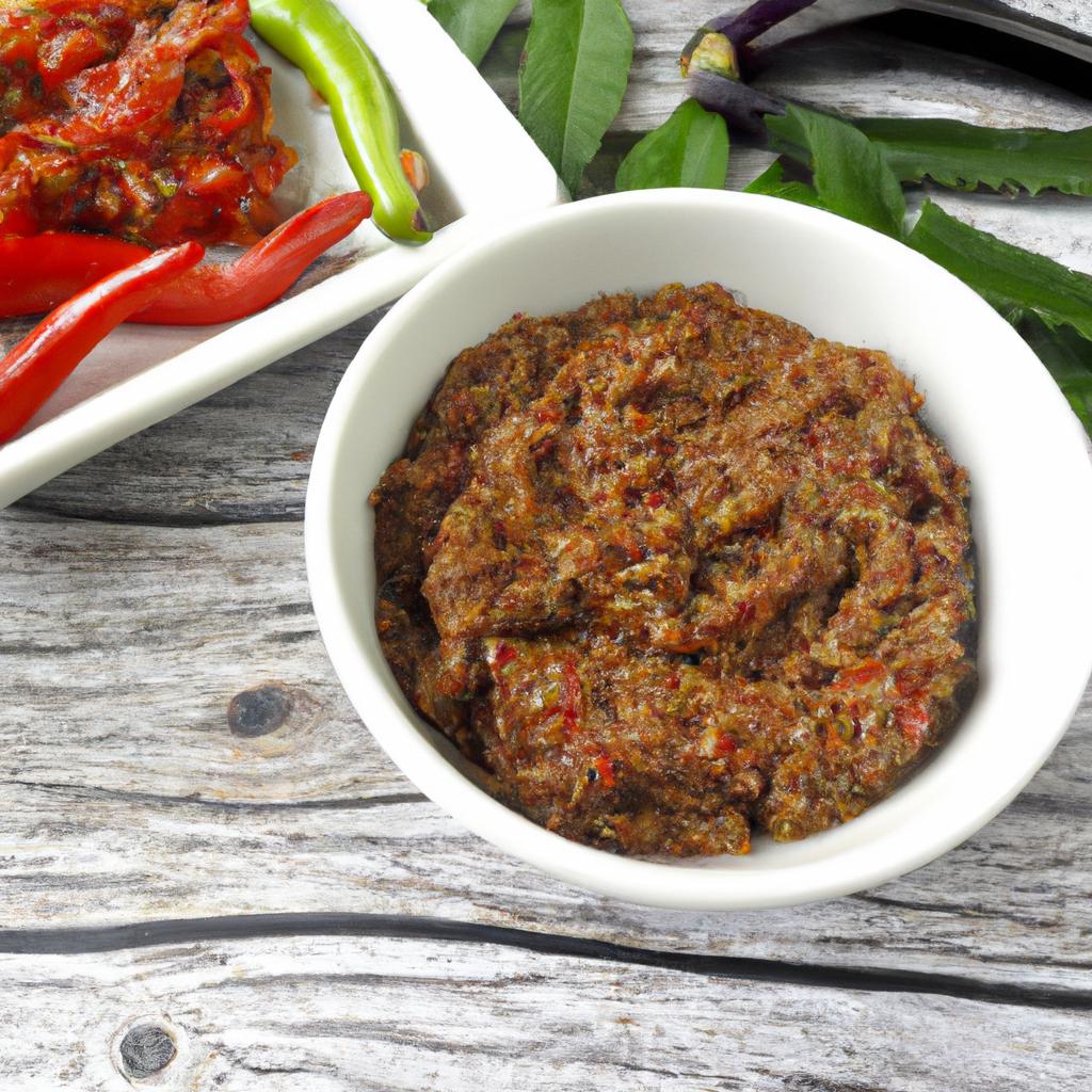 image from Sambal belacan - shrimp paste dip