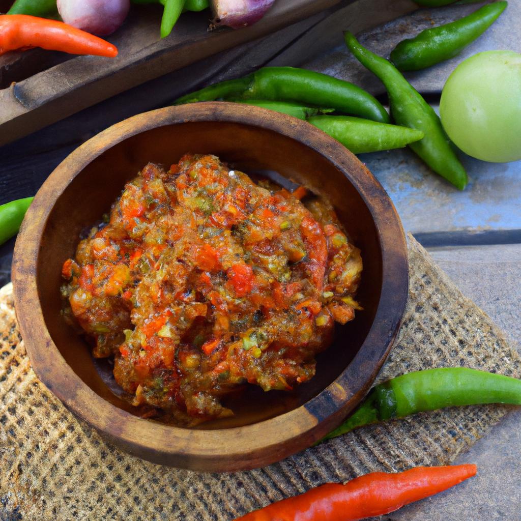 image from Sambal matah - raw chili dip