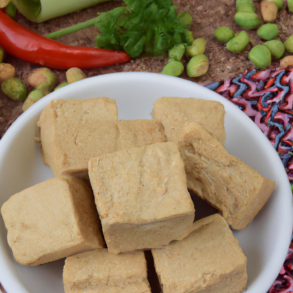 image from Tahu petis - tofu with shrimp paste