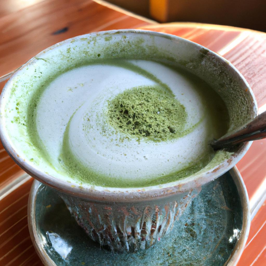 image from Matcha green tea latte