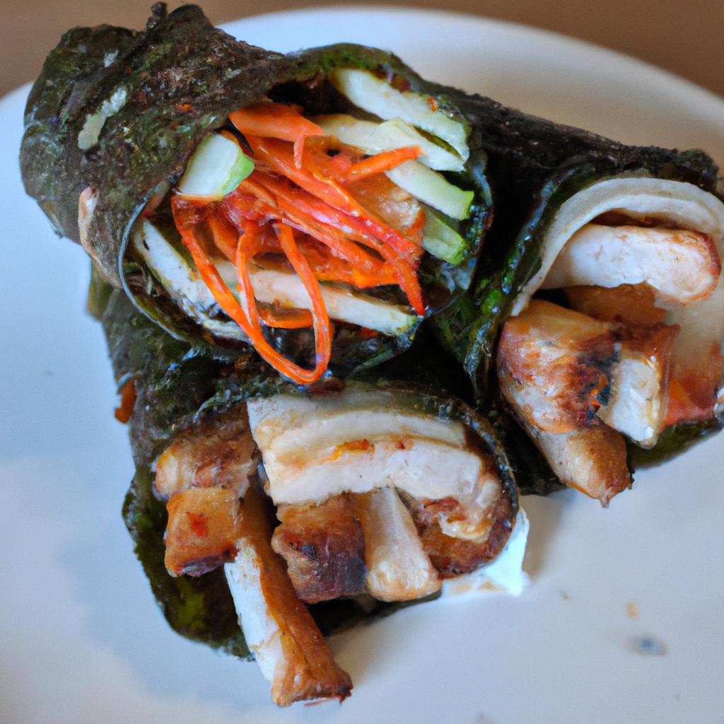 image from Bossam pork belly wrap