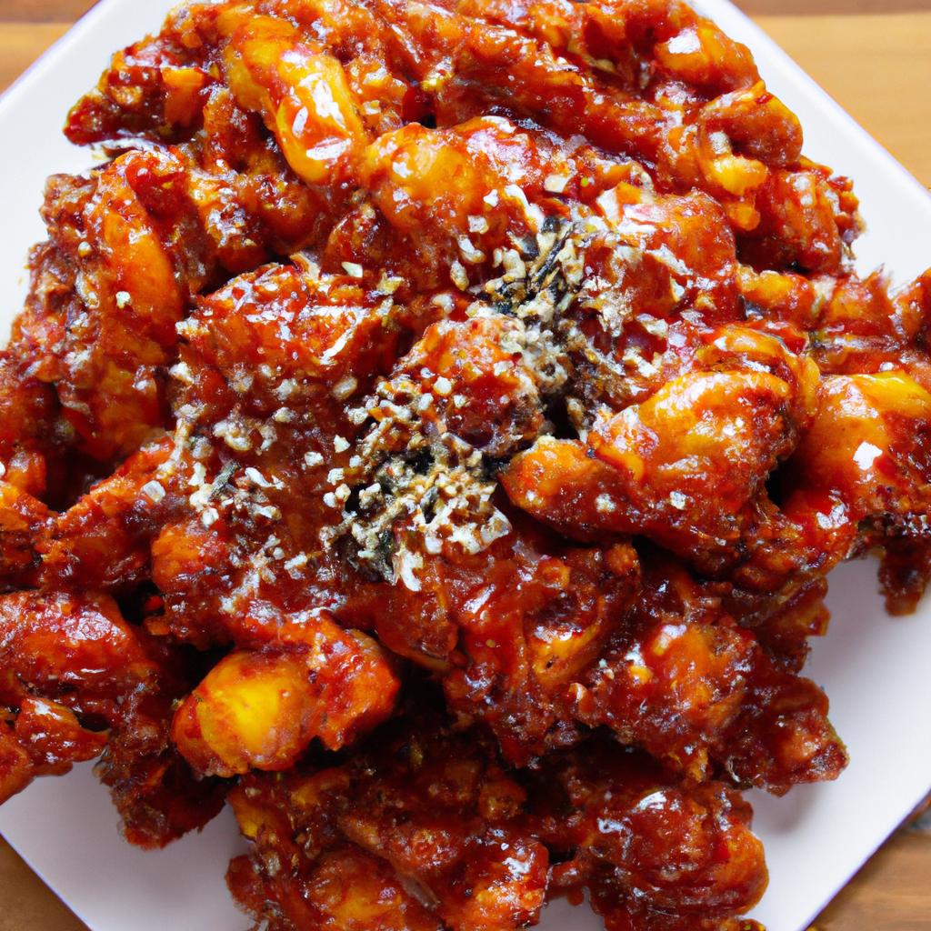 image from Dakgangjeong (sweet and spicy chicken)