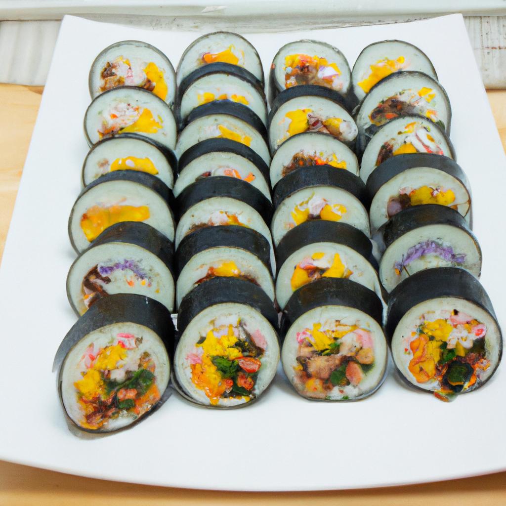 image from Gimbap (Korean sushi rolls)