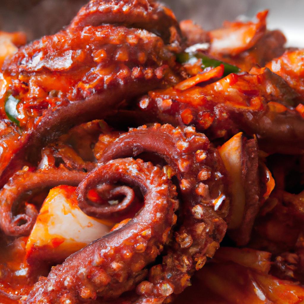 image from Nakji bokkeum stir-fried octopus