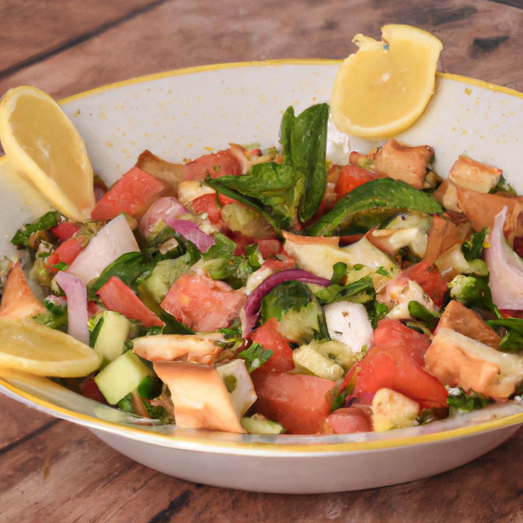 image from Fattoush salad