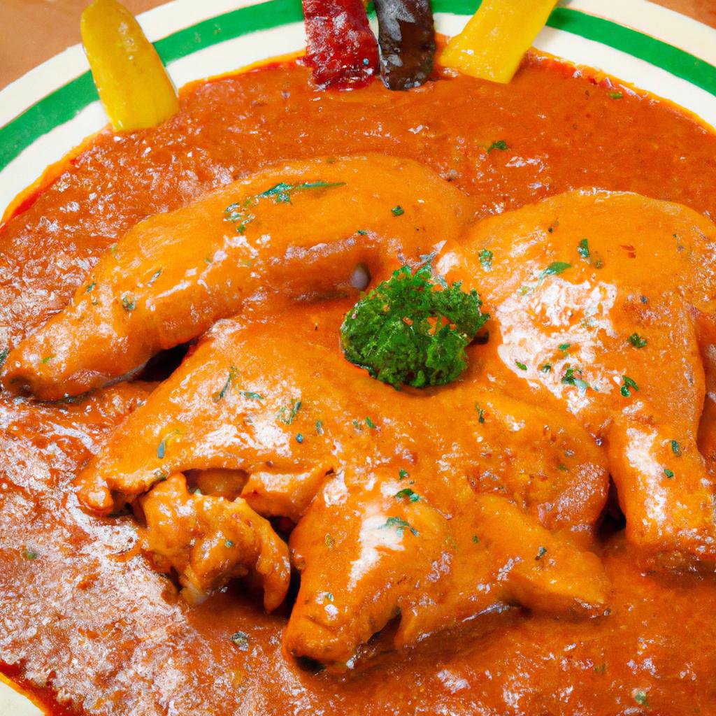 image from Pollo en salsa roja