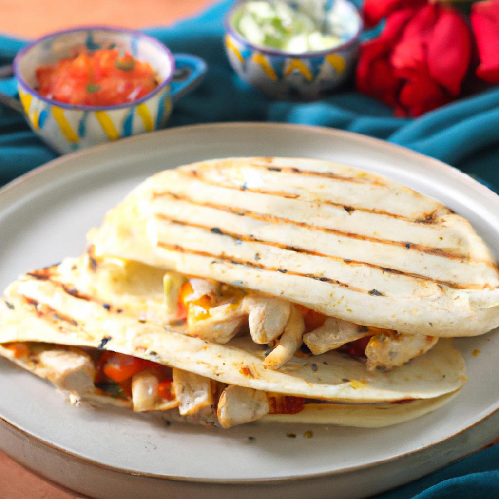 image from Quesadillas con pollo