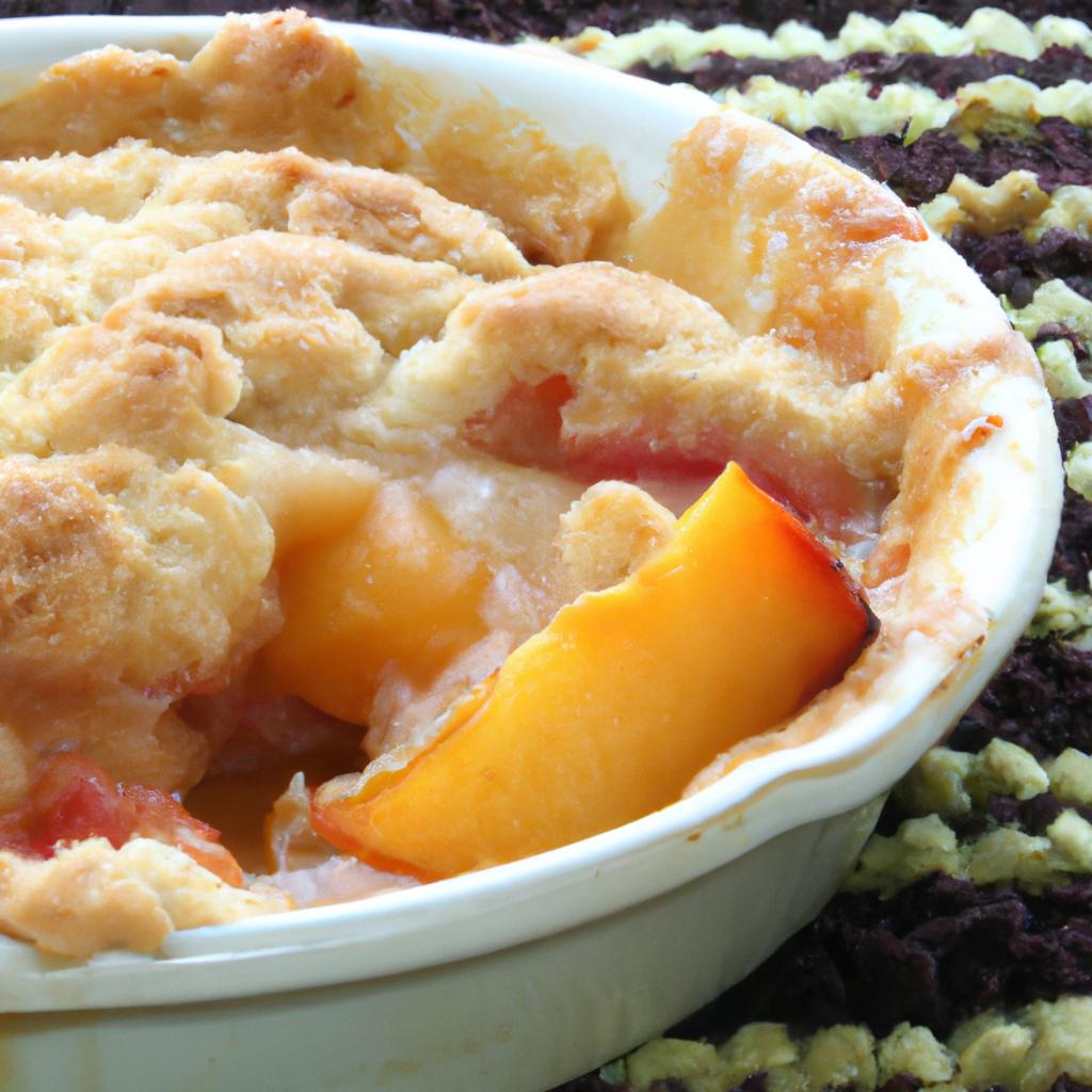 image from Peach cobbler