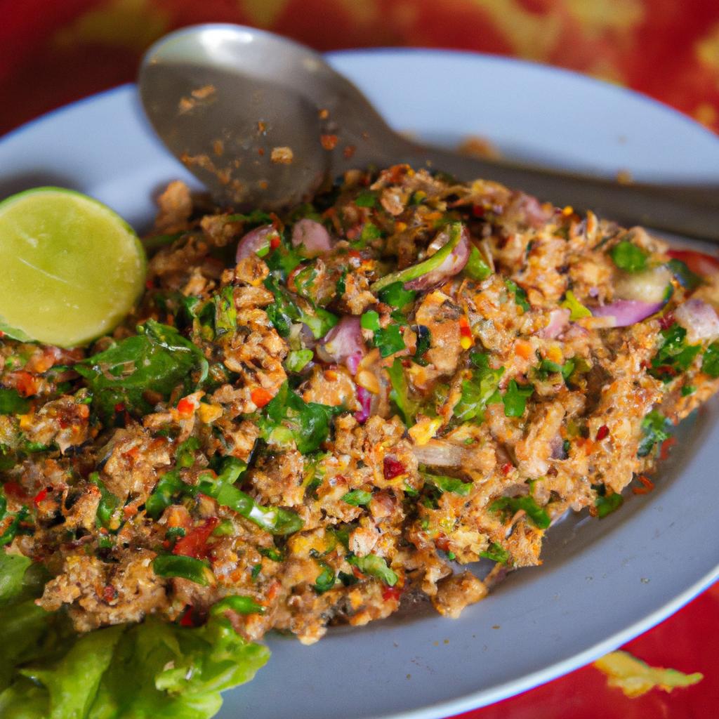 image from Larb salad