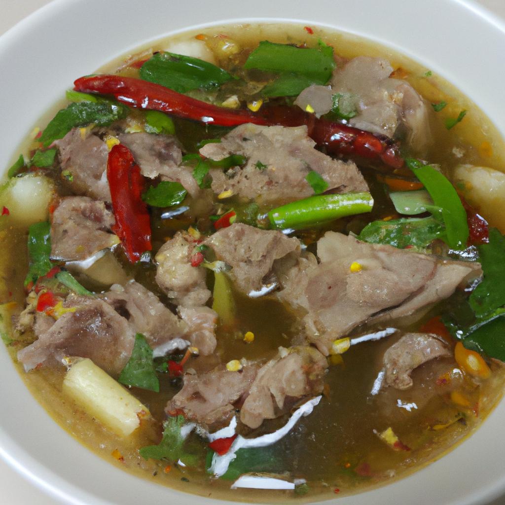 image from Spicy beef soup