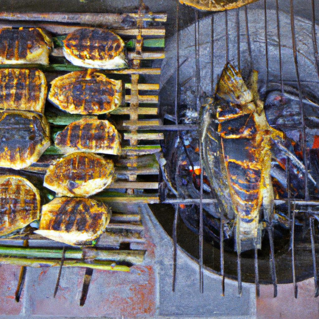 image from Ca nuong grilled fish