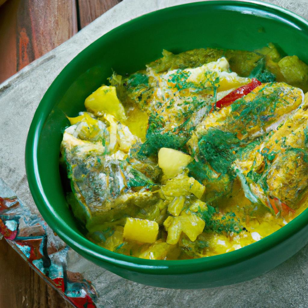 image from Cha ca la Vong turmeric fish with dill